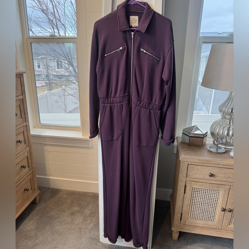Chaser Dolores Jumpsuit - Eggplant View 4